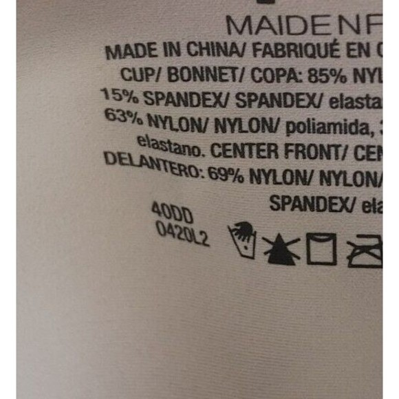 Maidenform Simply The One T-Shirt Bra NEW Size 40DD Underwire SE1200 Blush - Picture 5 of 7